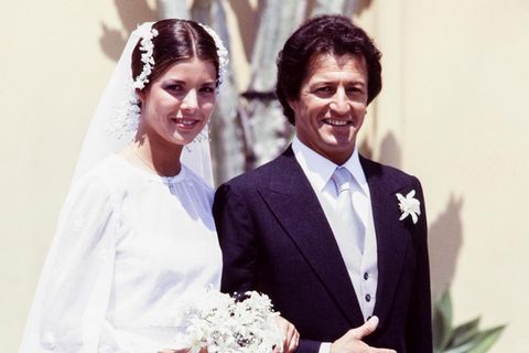 Prinzessin Caroline und Philippe Junot bei ihrer Hochzeit im Juni 1978