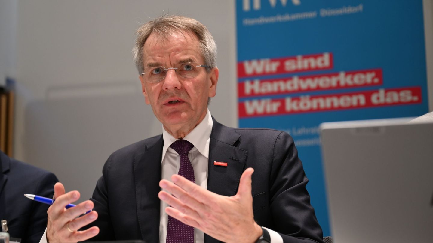 NRW-Handwerkspräsident Andreas Ehlert fordert mehr wirtschaftliche Impulse. Foto: Wolf von Dewitz/dpa