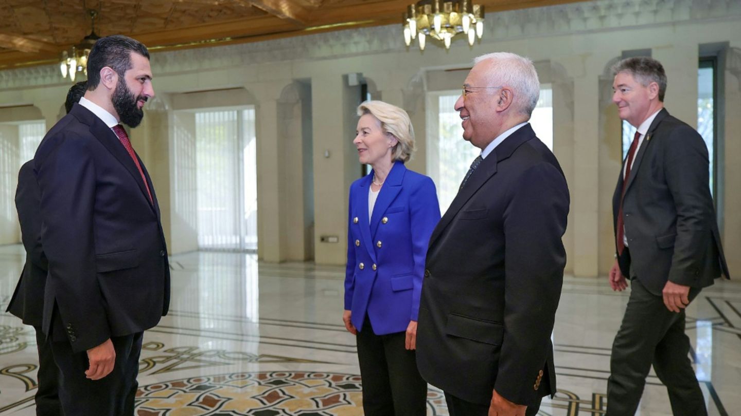 Ahmed al-Scharaa empfängt Ursula von der Leyen