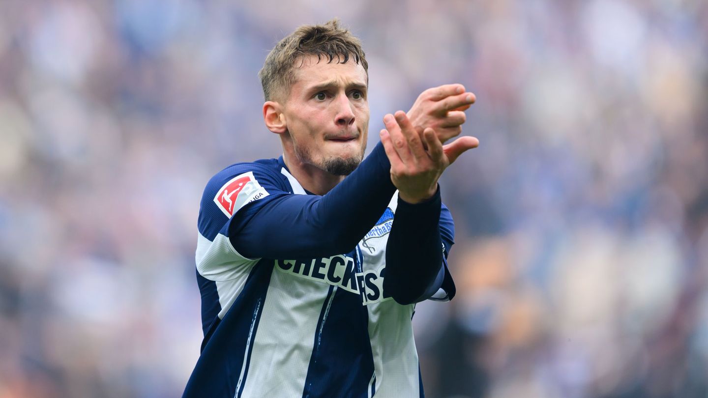 Michael Cuisance gehört zu den erfahrensten Spielern im Kader von Hertha BSC. (Archivbild) Foto: Robert Michael/dpa