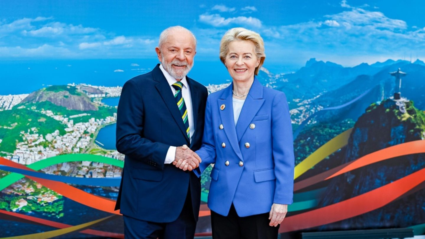 Von der Leyen und Lula im November 2024 in Rio de Janeiro