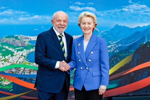 Von der Leyen und Lula im November 2024 in Rio de Janeiro