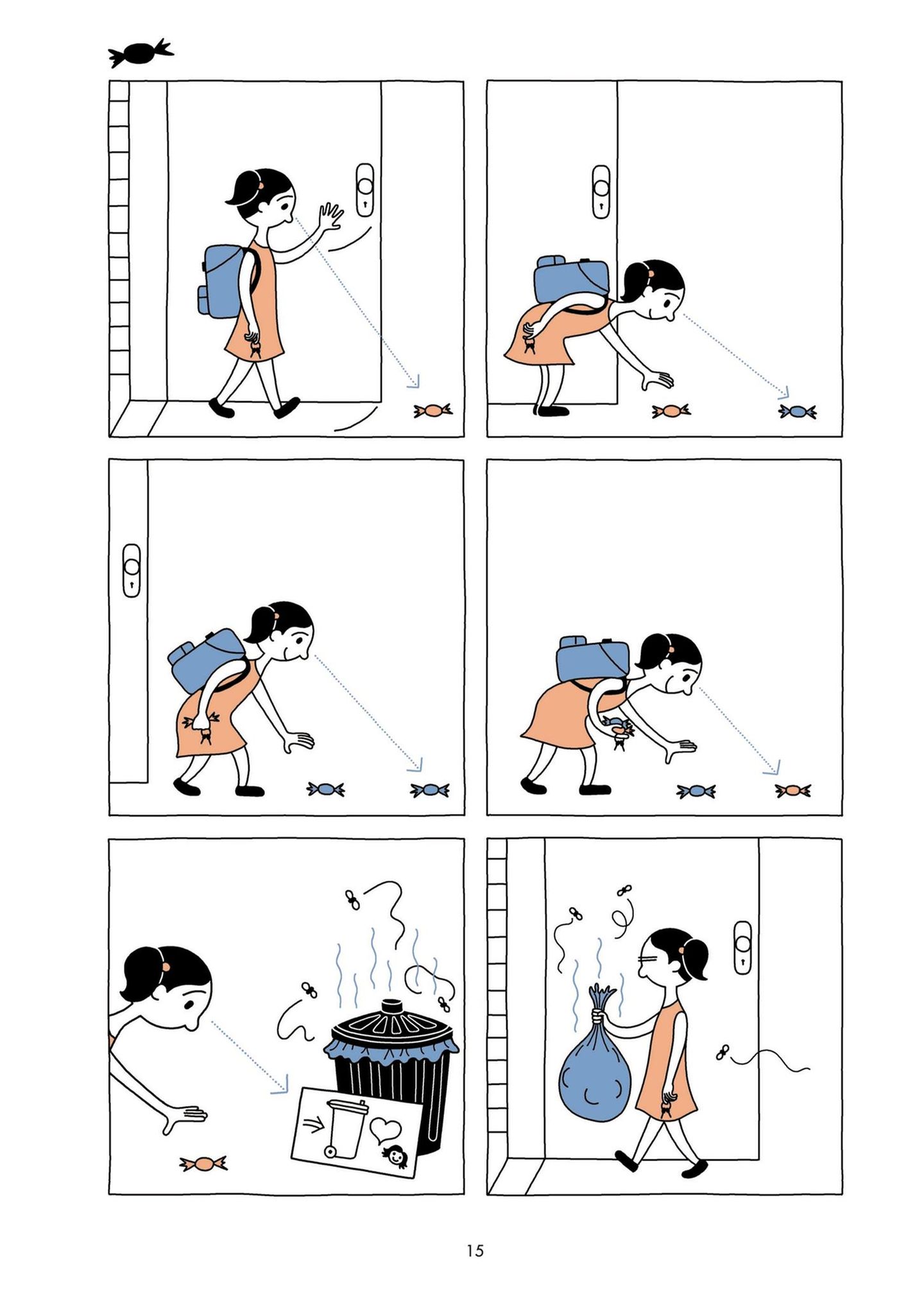 Comic-Strip aus dem Buch "Mutter und Tochter"