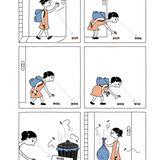 Comic-Strip aus dem Buch "Mutter und Tochter"