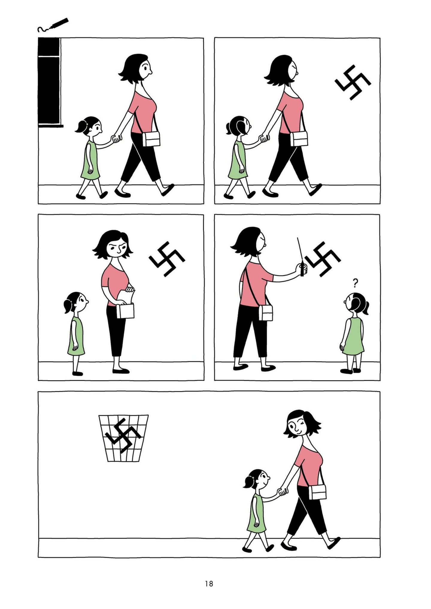 Comic-Strip aus dem Buch "Mutter und Tochter"