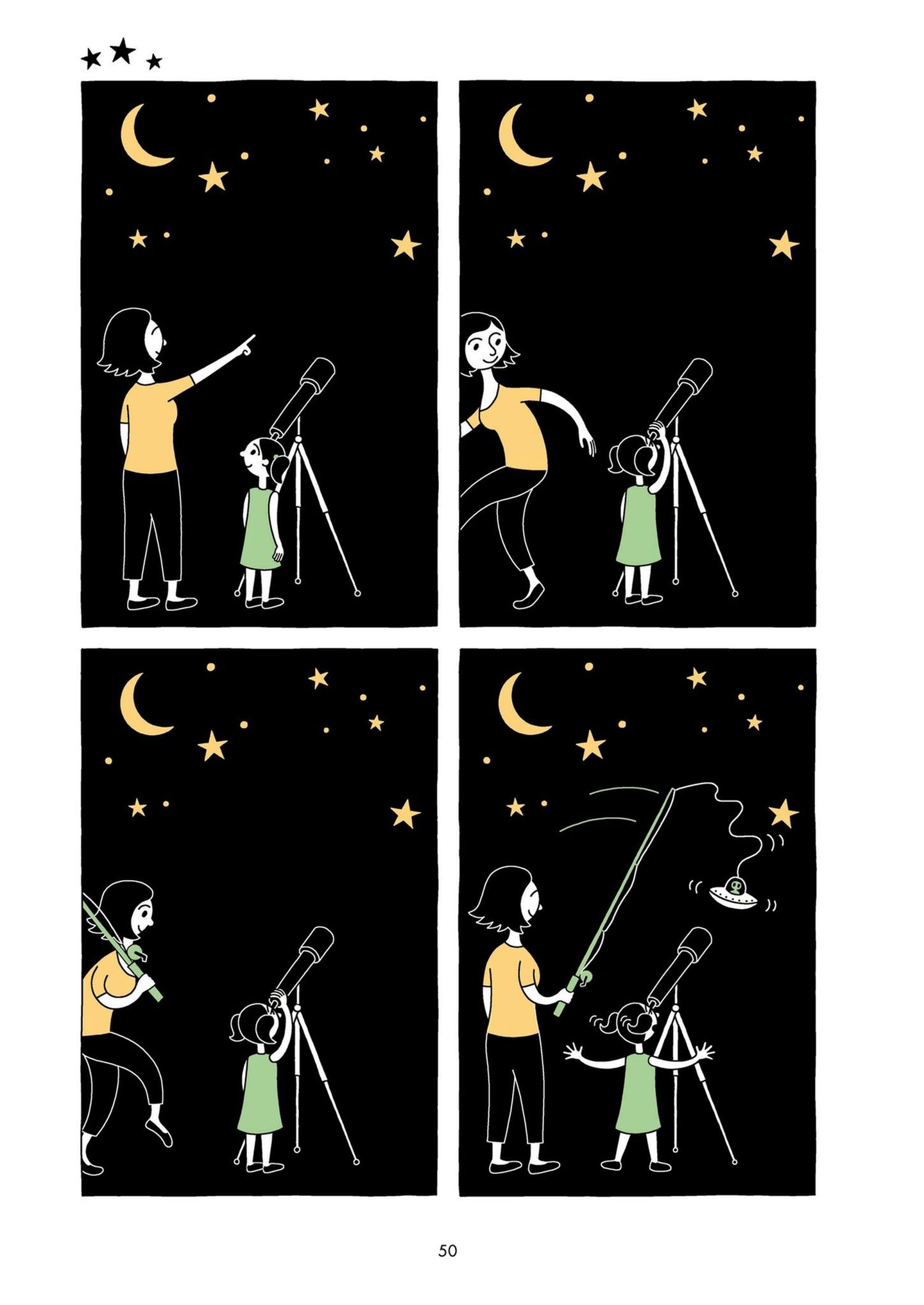 Comic-Strip aus dem Buch "Mutter und Tochter"