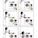 Comic-Strip aus dem Buch "Mutter und Tochter"