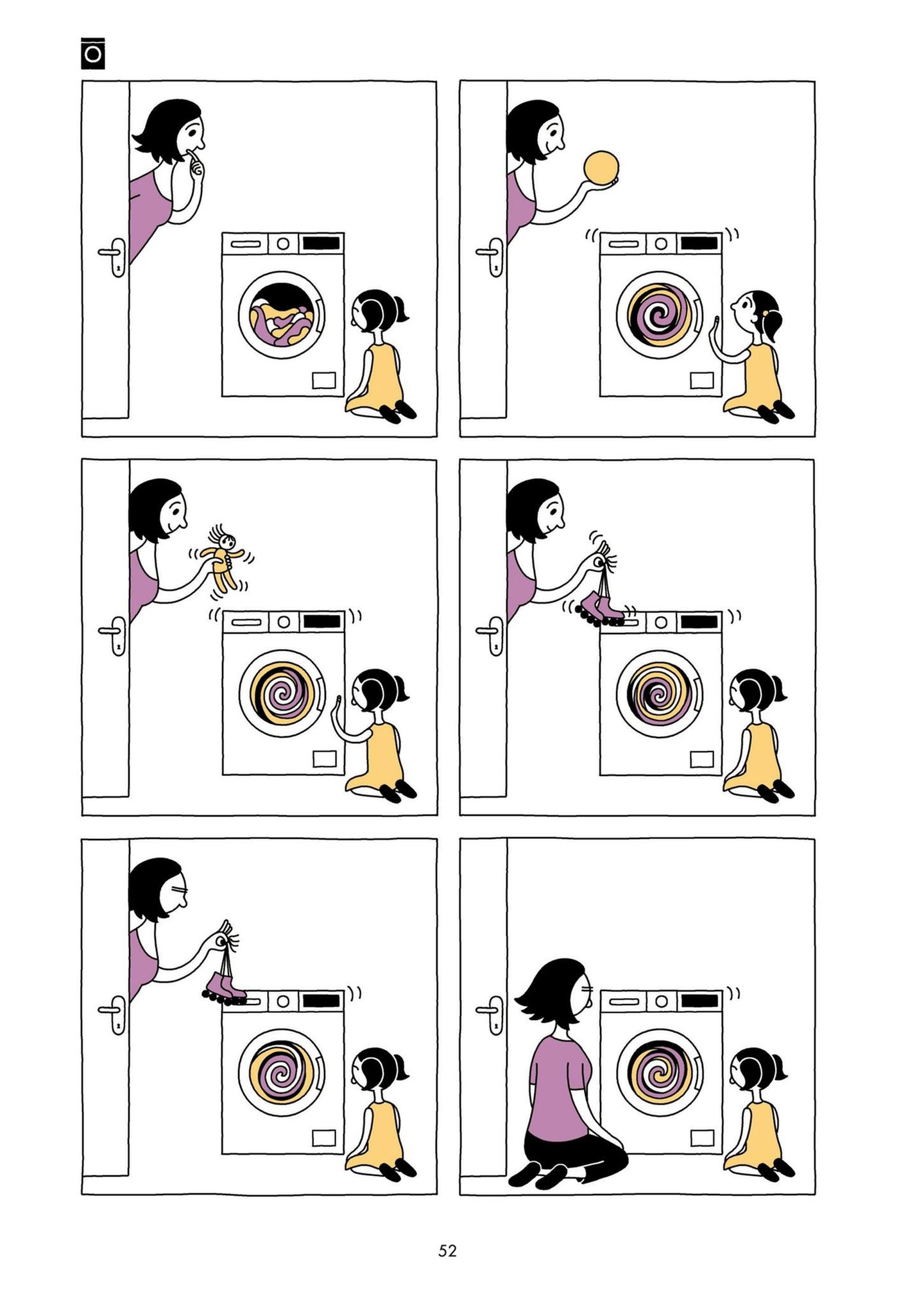 Comic-Strip aus dem Buch "Mutter und Tochter"