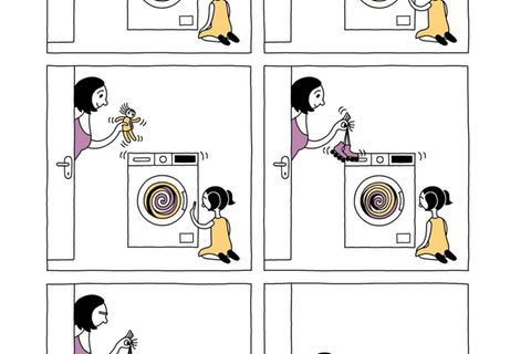 Comic-Strip aus dem Buch "Mutter und Tochter"