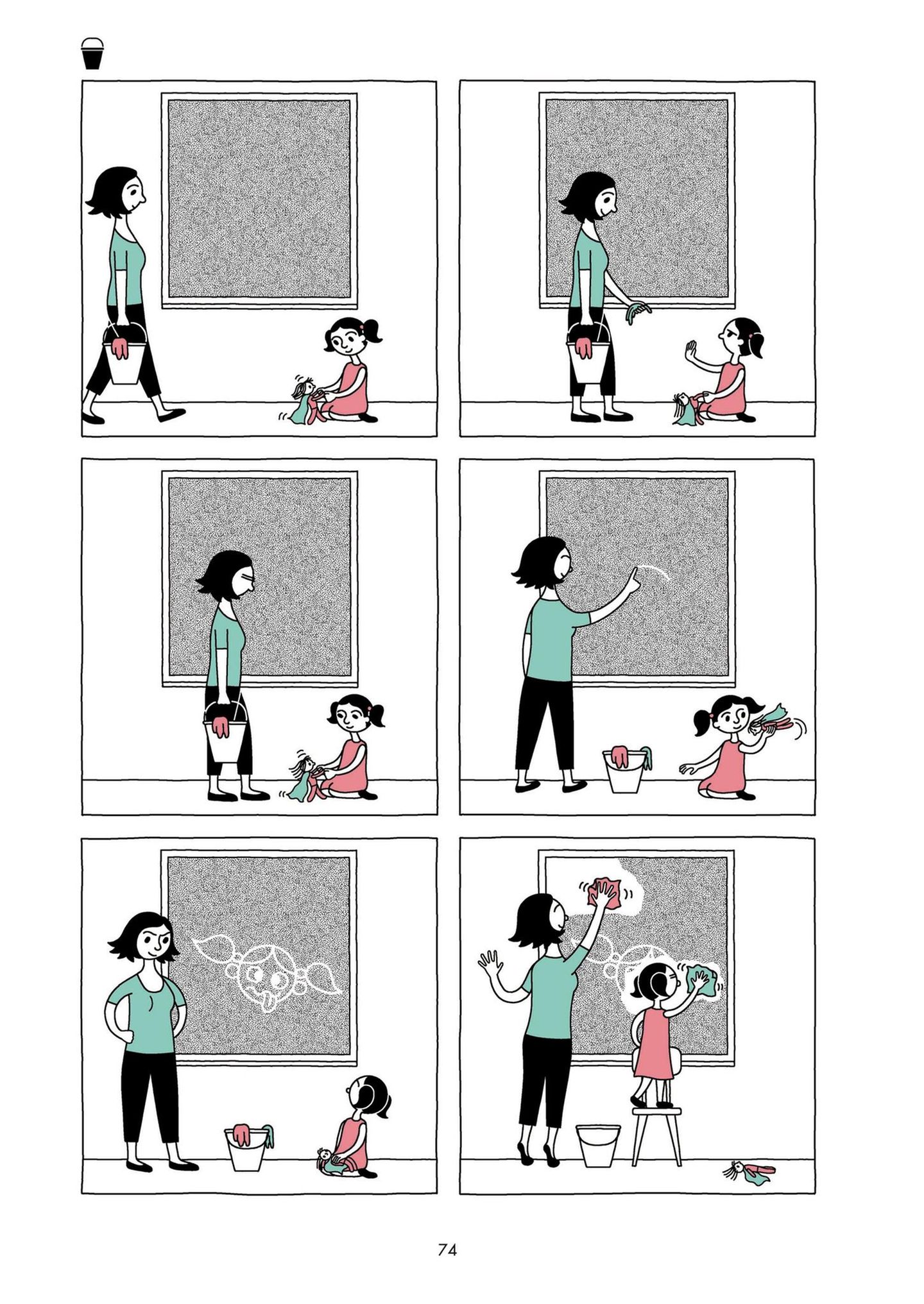 Comic-Strip aus dem Buch "Mutter und Tochter"