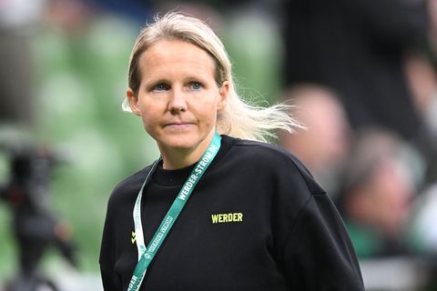 Friederike Kromp hat bei den Sixdays in Bremen den Startschuss gegeben Foto: Carmen Jaspersen/dpa