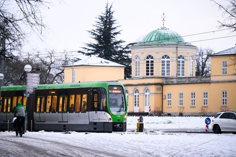 Eine Stadtbahn der Hannoverschen Verkehrsbetriebe Üstra (Archivbild)