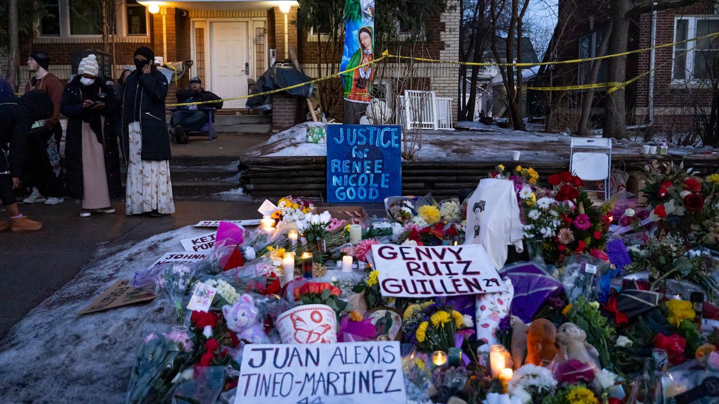 Trauerstätte in Minneapolis für die bei einem ICE-Einsatz erschossene Renee Nicole Good