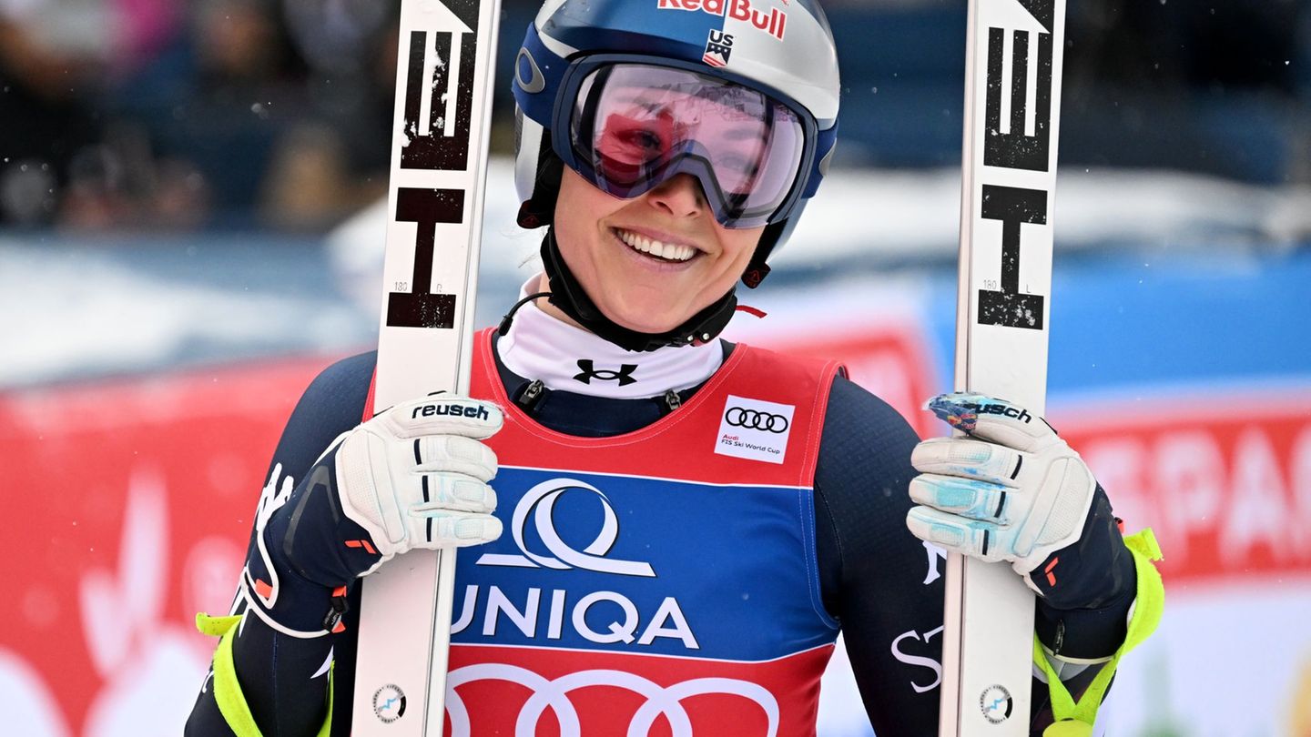 In bestechender Form: US-Skistar Lindsey Vonn. Foto: Barbara Gindl/APA/dpa