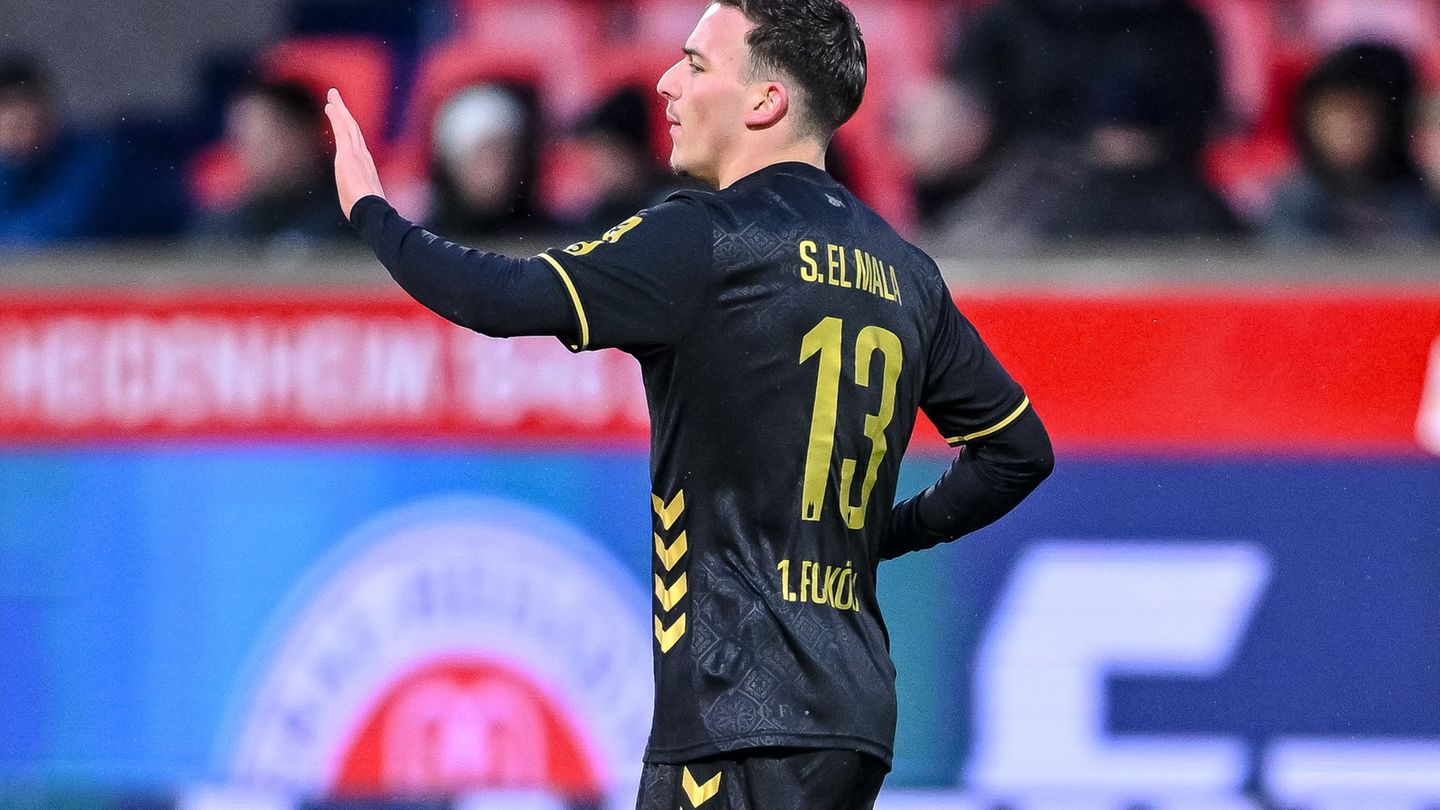 Said El Mala wird zur Halbzeit eingewechselt - und trifft sofort. Foto: Harry Langer/dpa