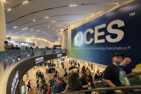 Wie jedes Jahr herrscht auf der CES in Las Vegas großer Andrang.