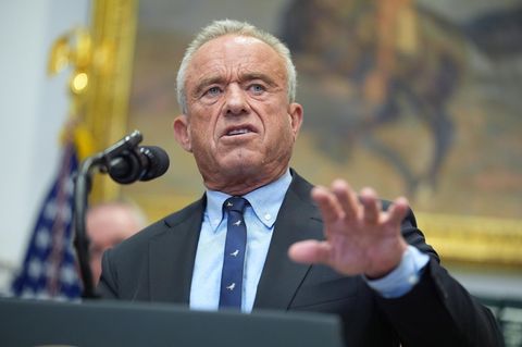 US-Gesundheitsminister Robert F. Kennedy Jr. spricht während einer Veranstaltung im Weißen Haus