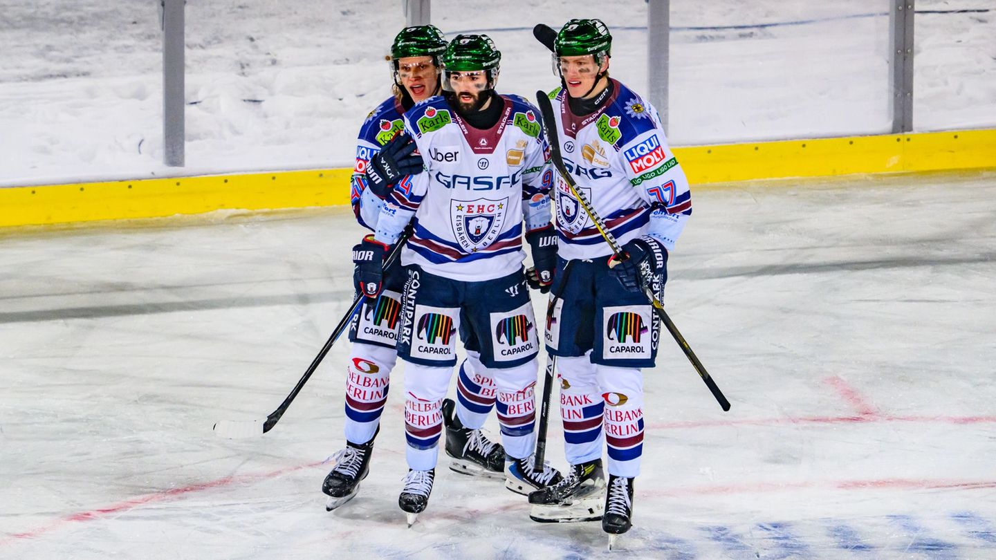 Deutsche Eishockey Liga: Eisbären Berlin gewinnen Winter Game gegen Dresdner Eislöwen