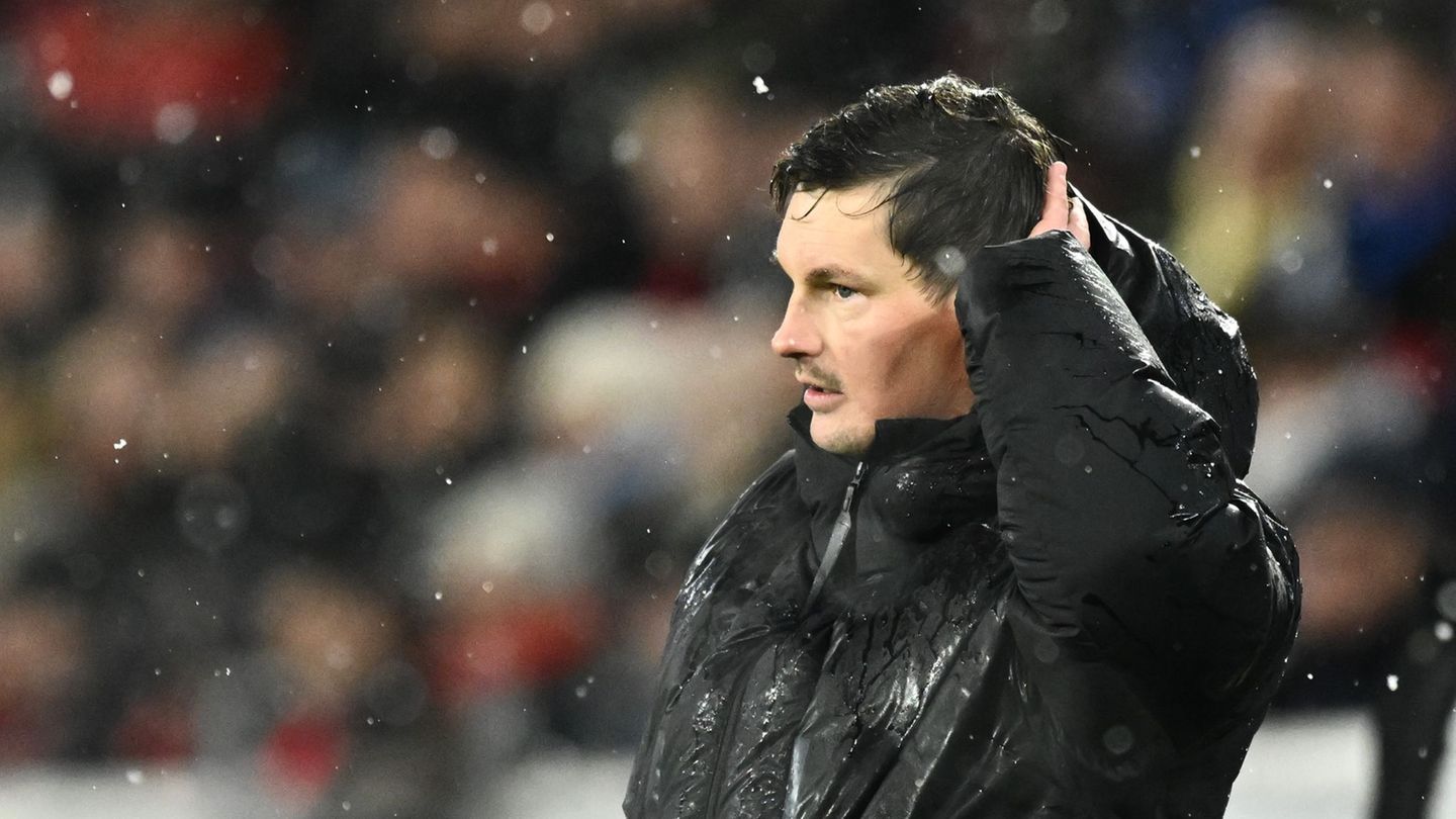 Merlin Polzin hadert mit der einen oder anderen Entscheidung. Foto: Silas Stein/dpa