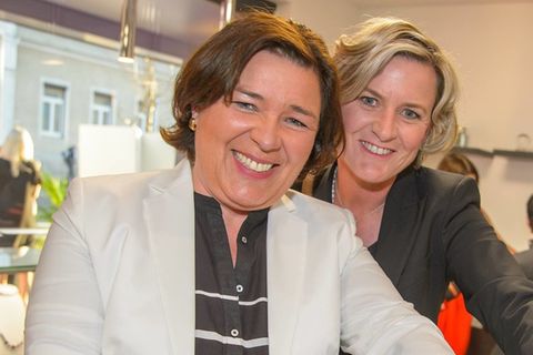 Die Moderatorinnen Vera Int-Veen (l.) und Andrea Plewig sind seit vielen Jahren befreundet.