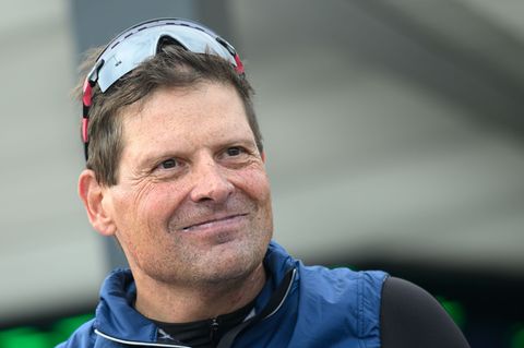 Jan Ullrich schaute bei den Cross-Meisterschaften seinen Söhnen zu. (Archivbild) Foto: Hendrik Schmidt/dpa