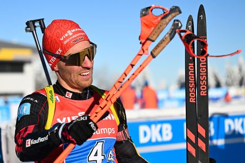 Zeigte eine starke Leistung als Schlussläufer: David Zobel. Foto: Hendrik Schmidt/dpa