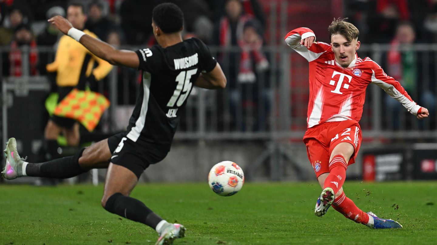 Sorgte mit seiner Schwärmerei für Real Madrid für Wirbel: Bayern-Jungstar Lennart Karl. Foto: Sven Hoppe/dpa