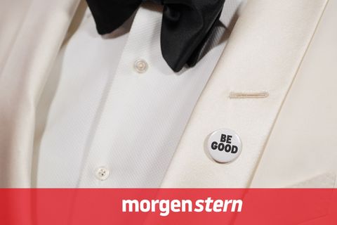 Zeichen des Protests: Mark Ruffalo trug bei den Golden Globes einen "Be Good"-Anstecker