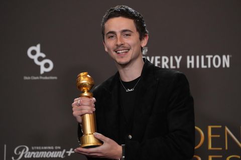 Strahlender Gewinner: Timothée Chalamet bei den Golden Globes