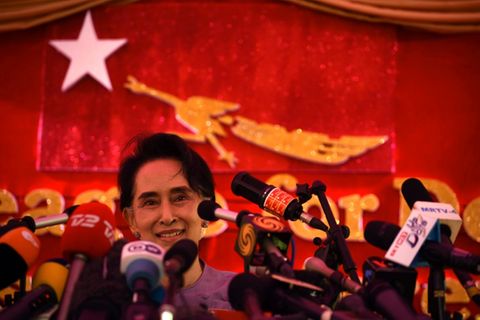 Friedensnobelpreisträgerin Aung San Suu Kyi