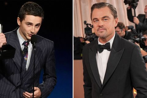 Leonardo DiCaprio auf dem roten Teppich der Golden Globes.