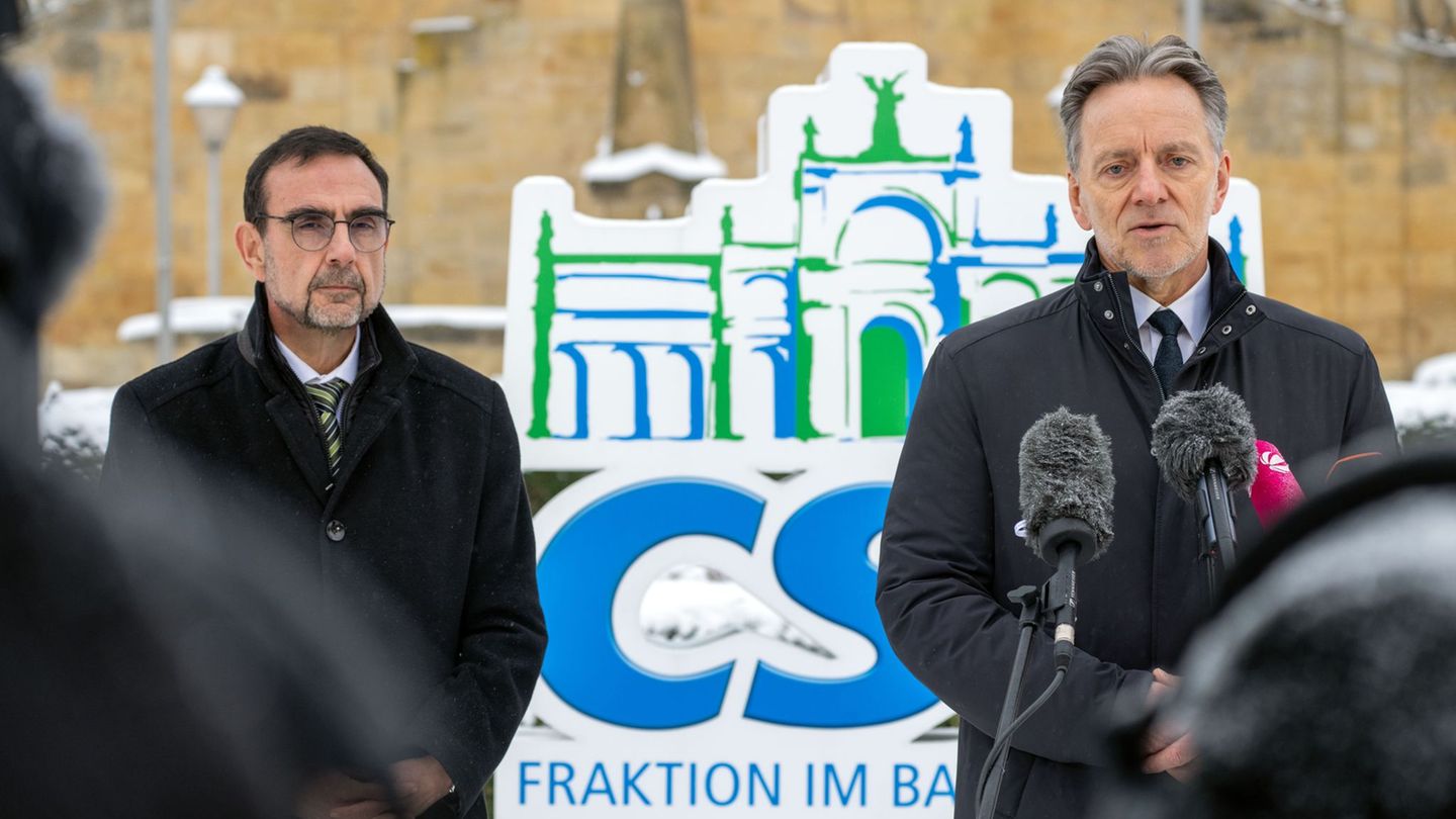 Wollen mehr Befugnisse für Ermittler: der CSU-Fraktionschef (l) und der BKA-Präsident. Foto: Pia Bayer/dpa