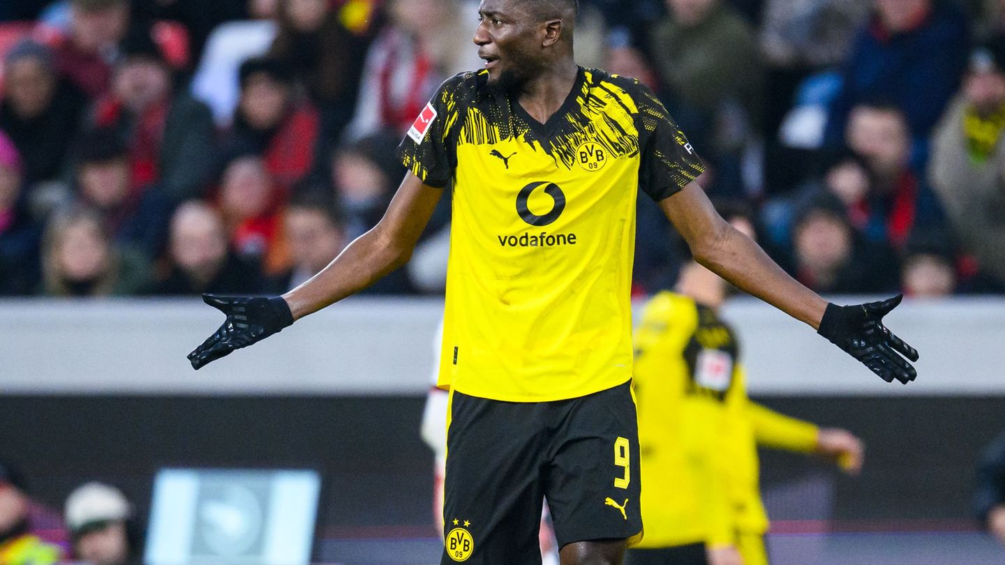 Serhou Guirassy trifft nicht mehr - vom Trainer bekommt er Rückendeckung. (Achivbild) Foto: Tom Weller/dpa