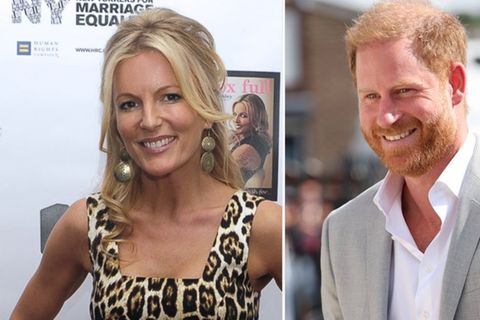 Catherine Ommanney neben Prinz Harry.