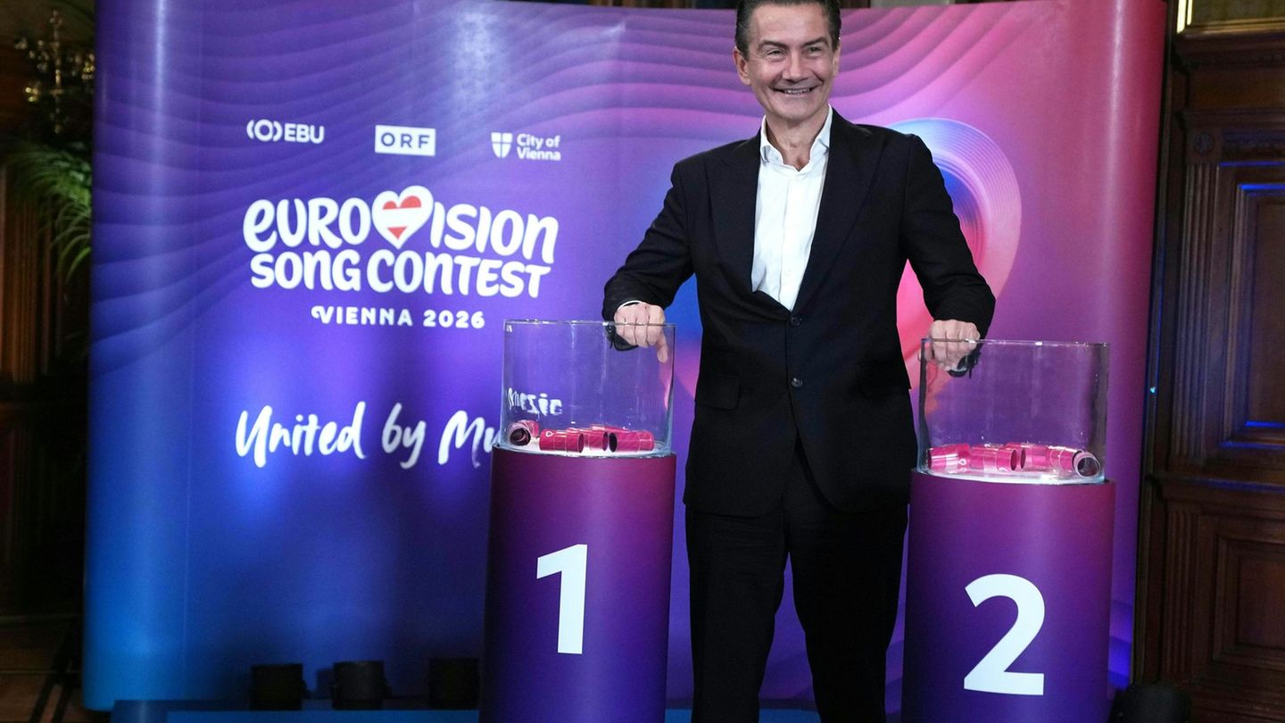 Die Auslosung der Halbfinals beim ESC sorgt für Spannung Foto: Georg Hochmuth/APA/dpa