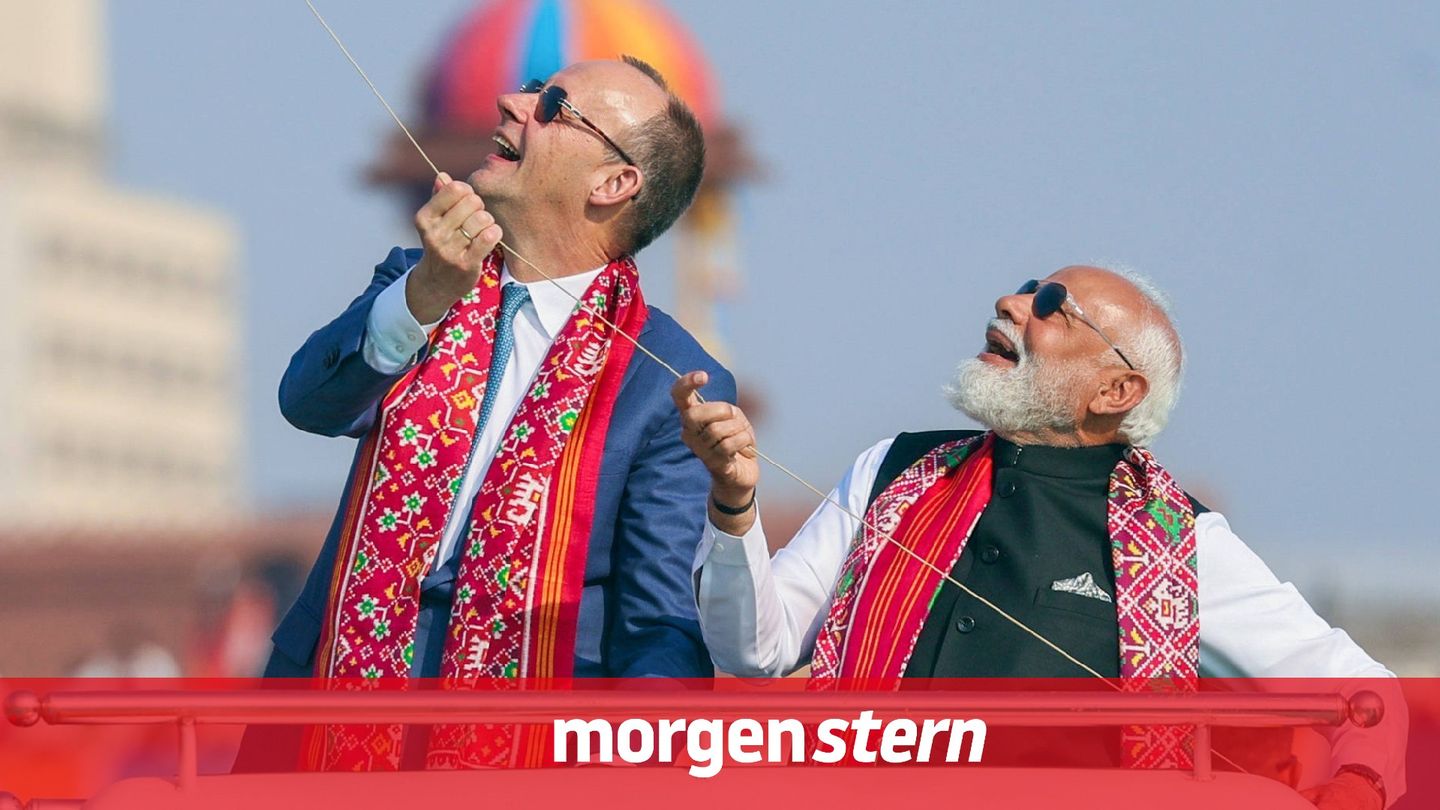 morgenstern: „Symbolisch“, „Protokollbruch“: Das schreibt Indiens Presse über den Merz-Besuch