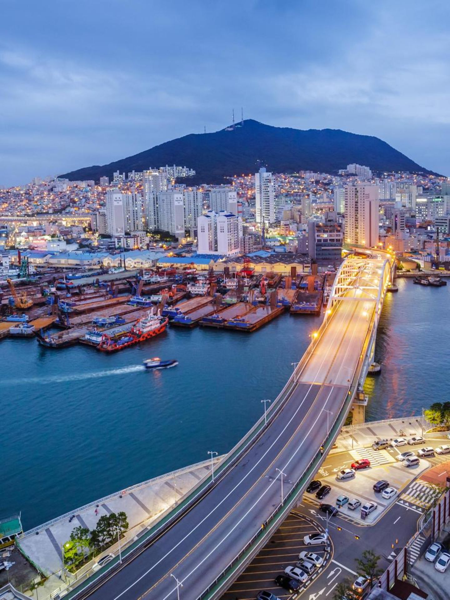 Der Hafen von Busan