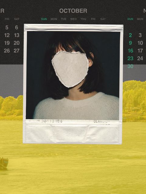 Montage: Kalender mit Todesdatum, ein Ki-generiertes Bild der verstorbenen Fatma und ein Bild von Monheim