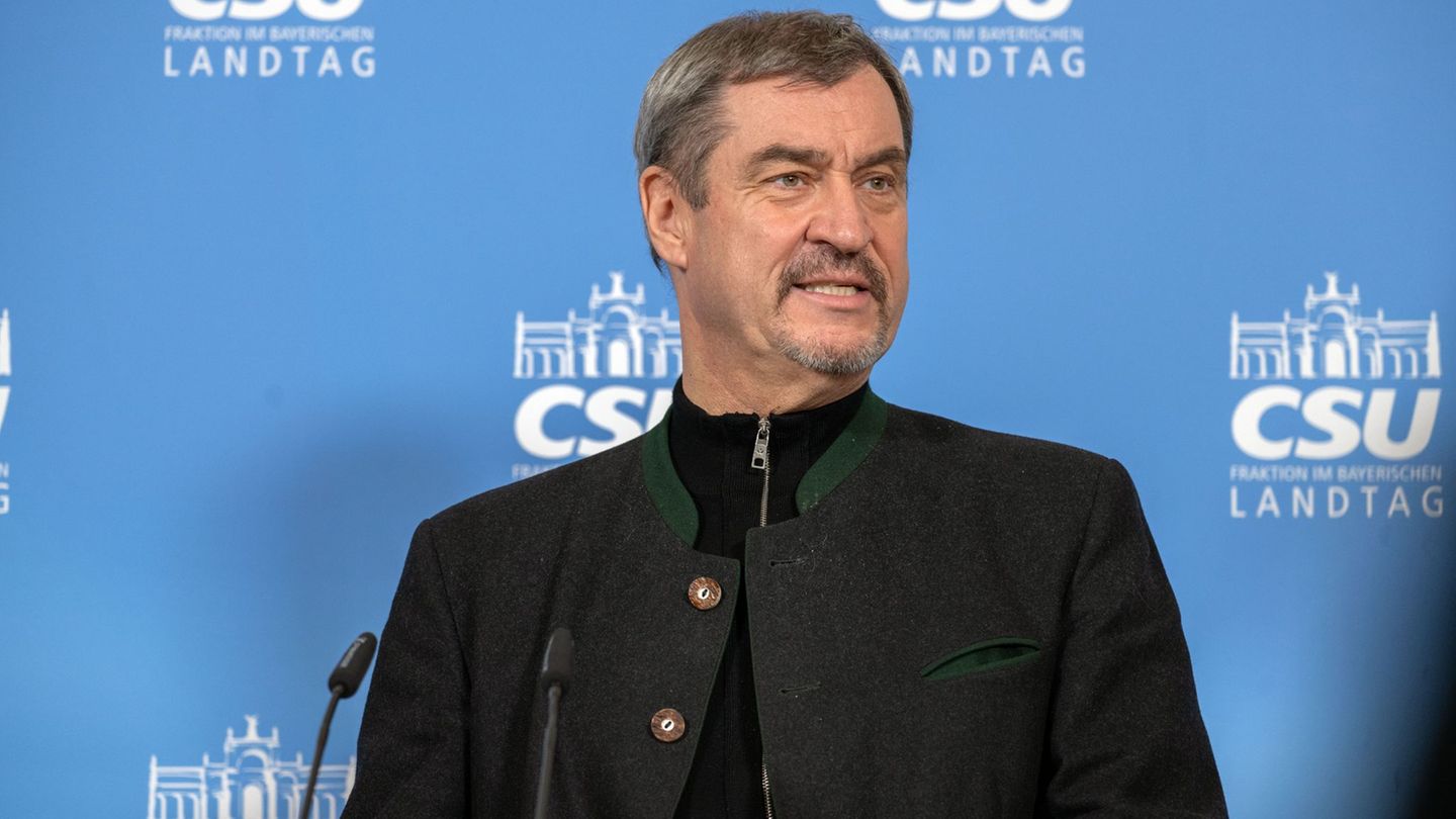 CSU-Chef Söder beklagt sich über eine fehlende Unterstützung im Land für die Demonstranten im Iran. Foto: Pia Bayer/dpa