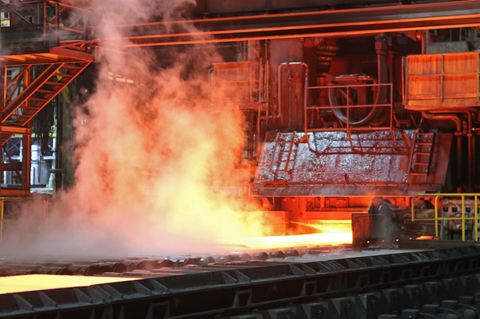 Stahl in Werk in Ilsenburg