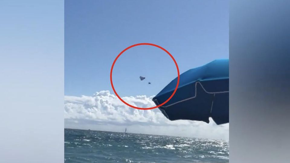 Paraglider überlebt 150-Meter-Sturz vor Floridas Küste