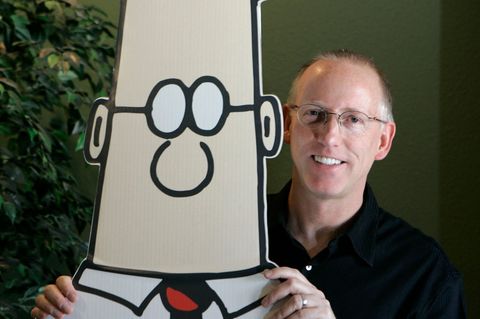 Scott Adams, der Erfinder von "Dilbert", ist tot. (Archivfoto) Foto: Marcio Jose Sanchez/AP/dpa