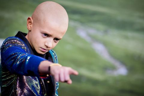 "Es war eine absolut verrückte Erfahrung!", sagte Dexter Sol Ansell über die Dreharbeiten. Foto: Christoph Soeder/dpa