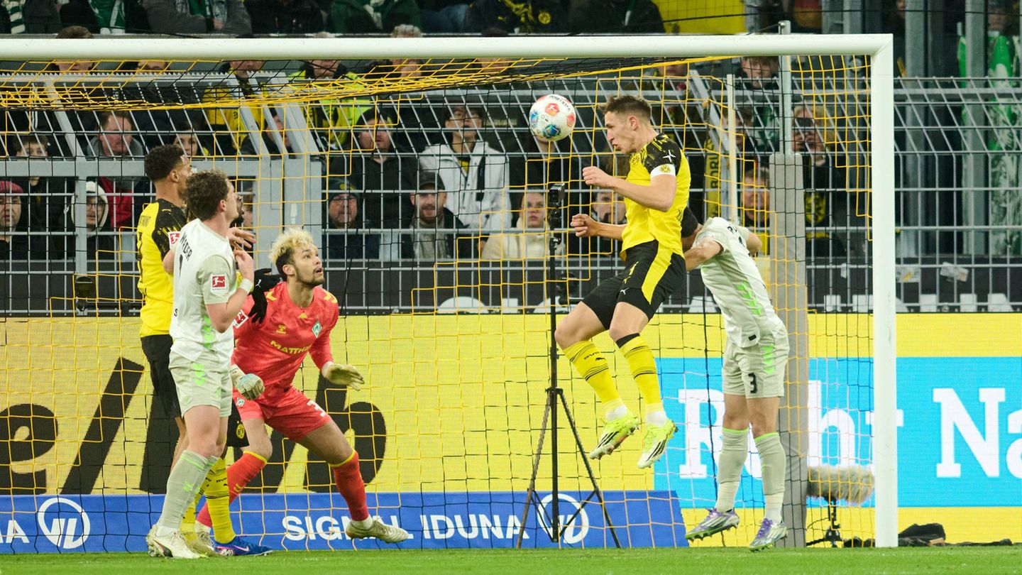 Nico Schlotterbeck brachte den BVB früh in Führung. Foto: Bernd Thissen/dpa