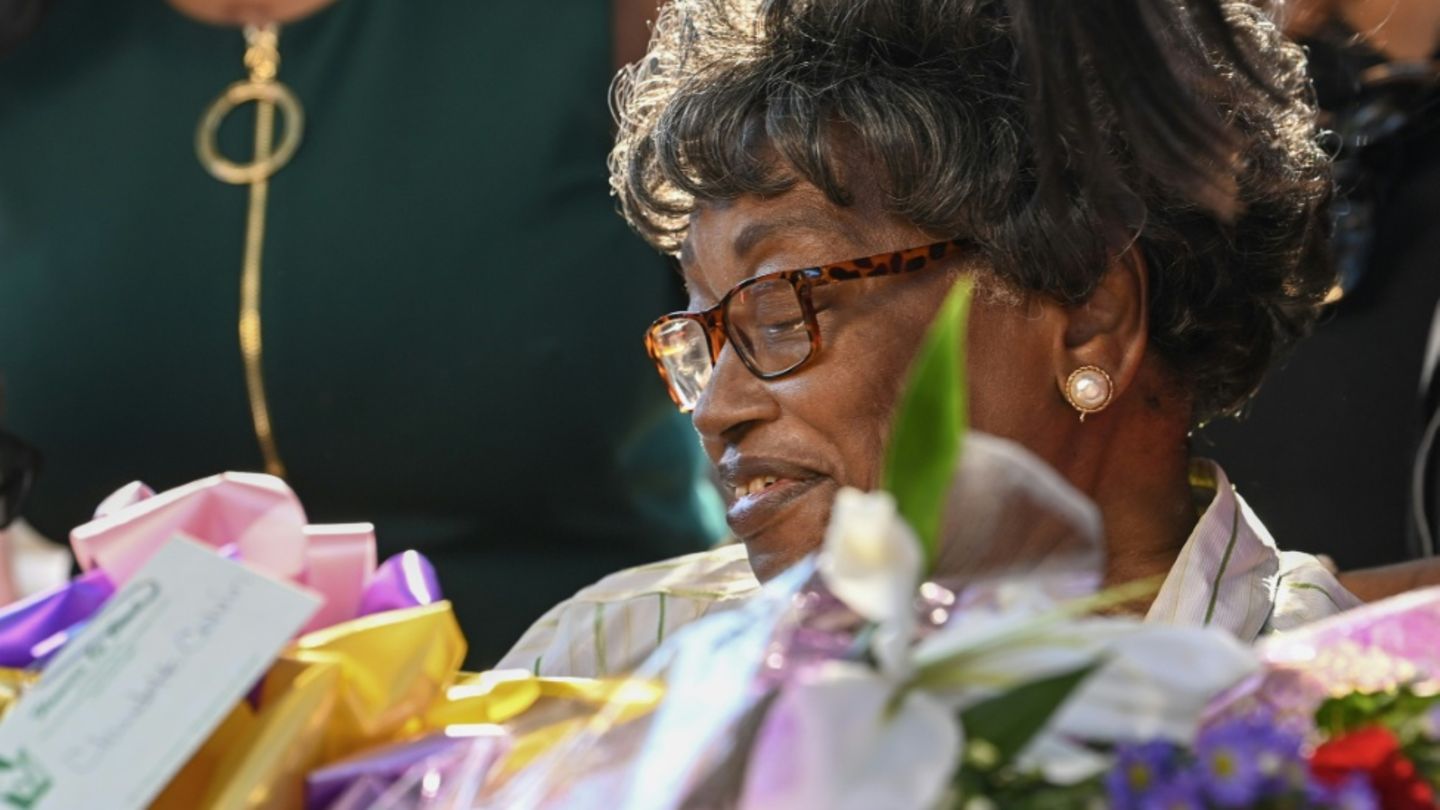 Claudette Colvin im Jahr 2021 im US-Bundesstaat Alabama