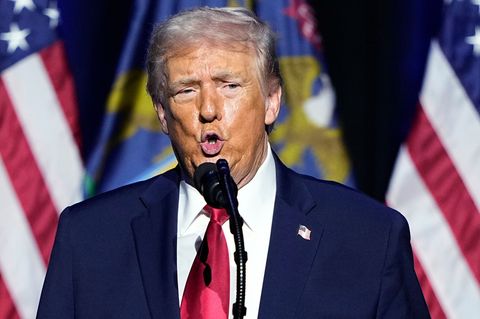 US-Präsident Donald Trump droht der Führung Irans