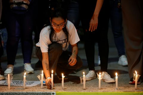 Mahnwache für politische Gefangene in Caracas