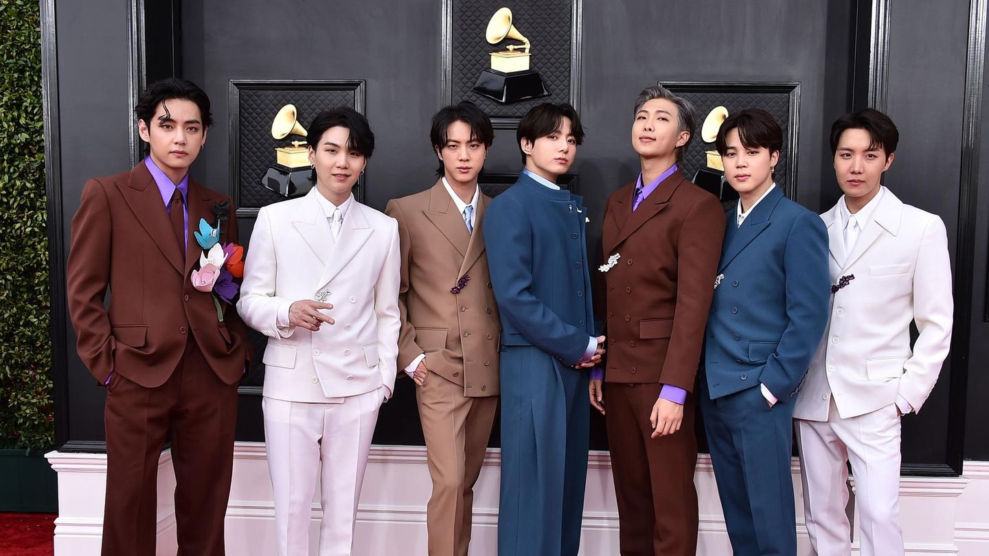 Die südkoreanische Band BTS