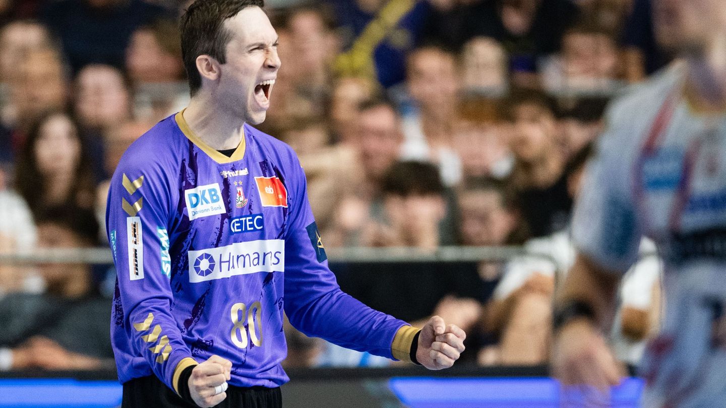 SCM-Torhüter Nikola Portner setzt nach der Saison seine Karriere abseits von Magdeburg fort. (Archivbild) Foto: Marius Becker/dp