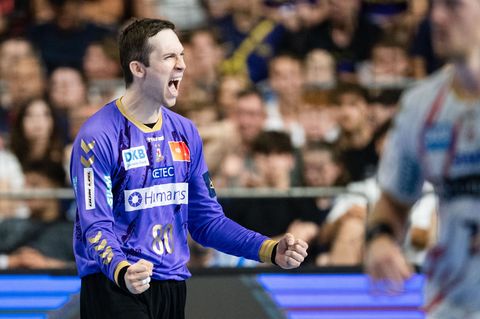 SCM-Torhüter Nikola Portner setzt nach der Saison seine Karriere abseits von Magdeburg fort. (Archivbild) Foto: Marius Becker/dp